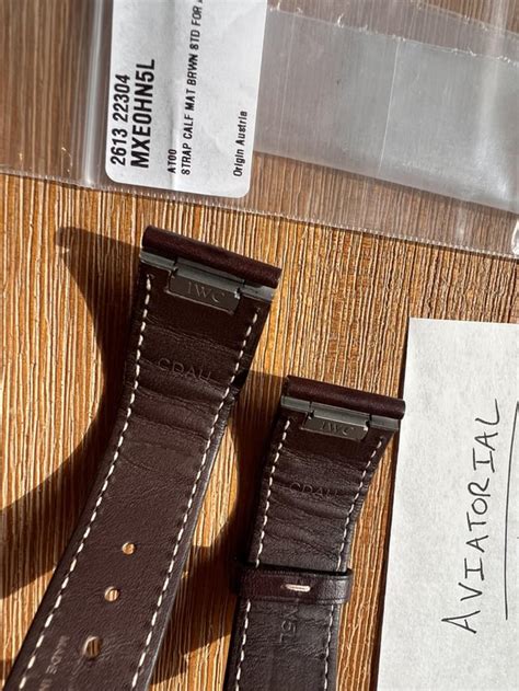 iwc easx change straps|authentic iwc watch bands.